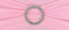 100 Spandex Stretch Chair Cover Sashes Bows for Wedding Party (Pink)~FREE SHIP
