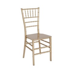 Gold Resin Chiavari Stacking Chair Heavy Duty for Event
