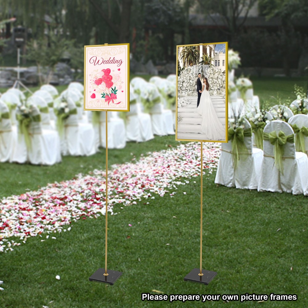 Wedding Easel Stand Floor Mount Advertising Posters Picture Photo Display Stand