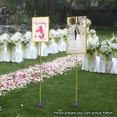 Wedding Easel Stand Floor Mount Advertising Posters Picture Photo Display Stand