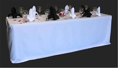 10 Rectangular 90″x156″ Polyester Tablecloths 12 Colors 8ft Table Cover Made USA
