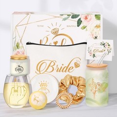 Bride To Be 10 pc Gift Box, Best Bridal Shower Bachelorette Gifts For Bride