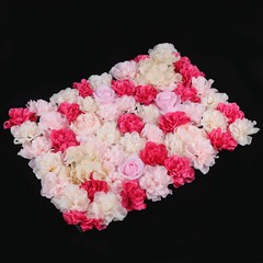 4pcs Flower Panels Artificial Flowers Wall Home Decor Wedding Party Background