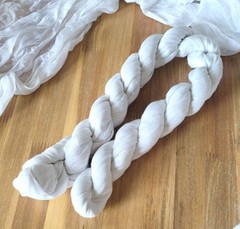 4 Pack White Cheesecloth Sheer Wedding Arch Drapes Swag Backdrop Decor 3’x13′