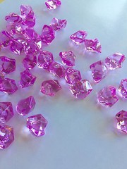8Lb Crystal Acrylic Ice Rock Vase Gems/Table Scatters (Medium 2.5cm, Lavender)