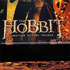 Hobbit movie LED Lighted Free-Standing Metal Display Unit