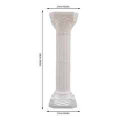 2Pcs Wedding Roman Column Wedding Landscaping Roman Pillar Flowerpot Stand Decor