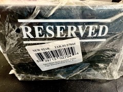 6 Pcs Reserved Table Signs Party Wedding Restaurant Acrylic Reserved Signs New