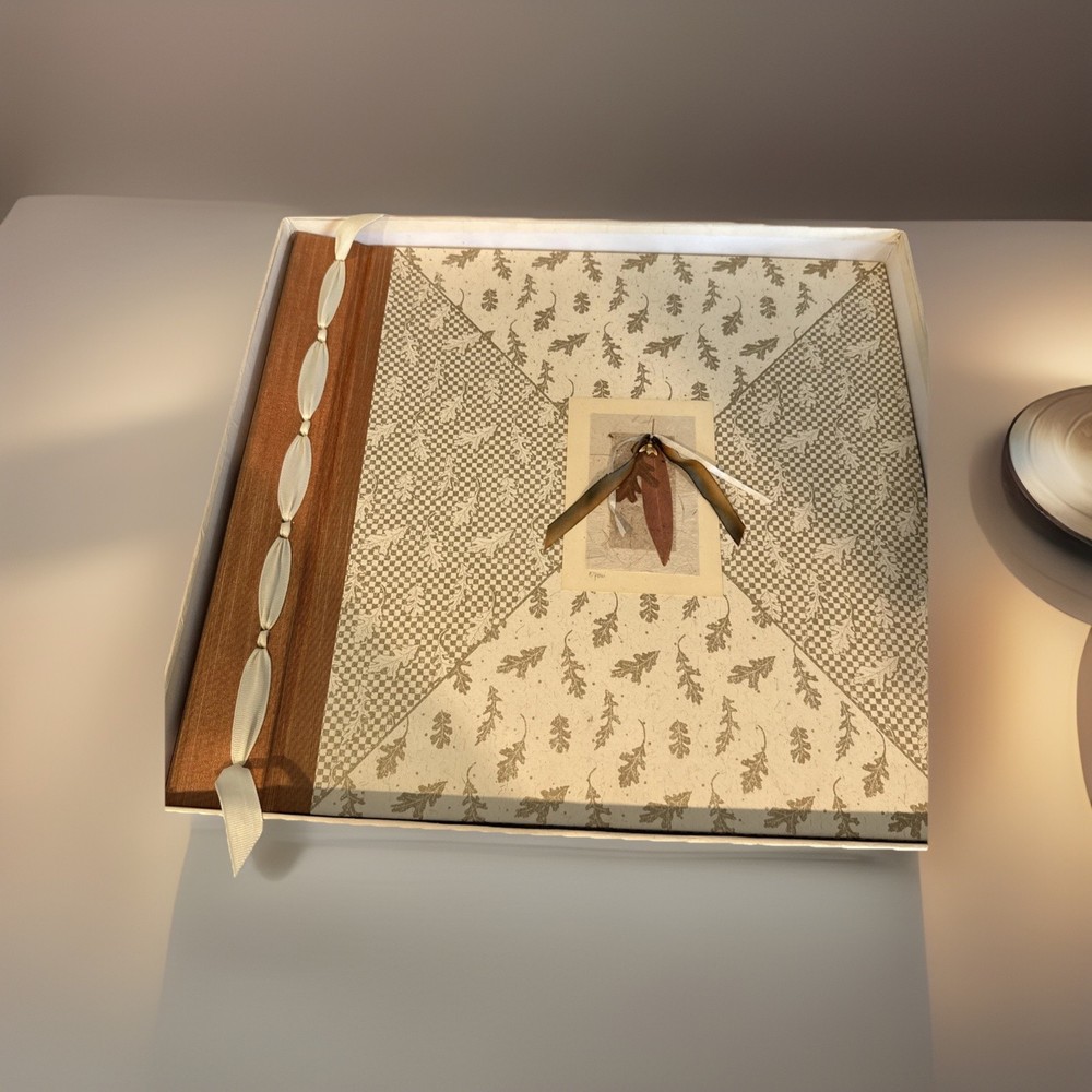 Luxury Nature Scrap Photo Album Toccata Fine Stationery 15×16 Wedding Keepsake