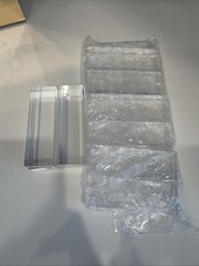 Acrylic/Glass Reserved Table Signs With Stand Lot Of 6 7×5 Gold