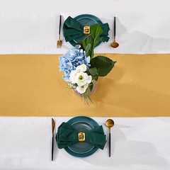 5pcs 10 pcs Satin 12×108″ Table Runner Wedding Party Reception Catering Decor