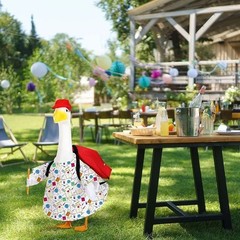 Porch Goose Clothes Back to School Set Fits For 23 Inch Lawn Goose with Bag