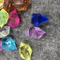 Colorful Acrylic Crystal Gem Stone ICE Rocks Table Scatter Vase Decoration-Craft