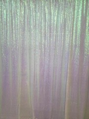 Rose Gold 8 ft x 8 ft Sequined Backdrop Curtain Wedding Party Booth Decorations