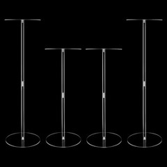 10pcs Acrylic Flower Vase Flowers Stand for Party Dessert Tables Decorations