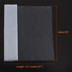 19″ by 5.5 Yard Tulle Fabric Backdrop Curtains for Decor Wedding, Silver Gray