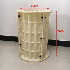 20cm/7.87in Round Column Wedding Ceremony Party Decoration Reusable Mould Pedest