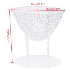 Crystal Flower Stand 2 Gorgeous Vases Wedding Centerpiece Stable Stand 2 Pcs
