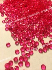 10000 Fuchsia Acrylic Diamond Confetti 4.5mm Wedding Decoration Table Scatters