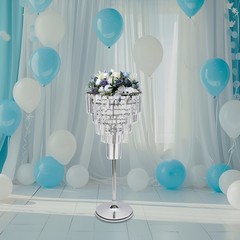 5-Tier Flower Stand Round Flower Rack 71cmH Holder Flower Arrangement Decoration