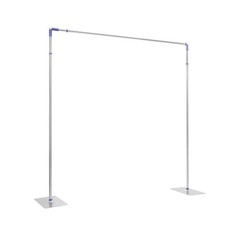 10ft x10ft Backdrop Stand Pipe Kit Heavy Duty Wedding Back Drop Adjustable Stand