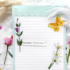 Butterfly Floral Stiers Bulk – 320 Pcs Transparent Realistic