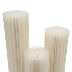 3x Foldable Cardboard Flower Stands Columns Wedding Decor Display With PVC Plate