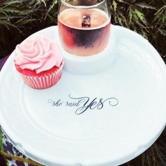 She Said Yes, Engagement and Wedding Plate