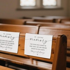 Reserved Seating Cloth Weddings Memorials Family Events Ceremony Marking New