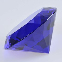 200mm Huge Blue Crystal Diamond Paperweight Wedding Centerpieces Gifts