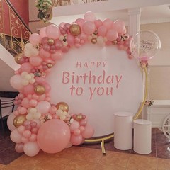 Round Backdrop Stand Stable Balloon Arch Stand Metal Wedding Arch Backdrop Stand