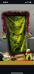 Vohado Merry Christmas Door Cover Green Christmas Decoration Winter Birthday …