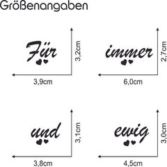 Wedding shoes sticker set forever and ever foil wedding bridal sticker k118