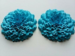 Paper Flower 3D Walls Decor Small Backdrop Wedding Zinnia Party Nursery 8 Colors