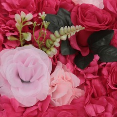 12X Flower Wall Panel Artificial Floral Wall Backdrop Photo Venue Wedding Decor