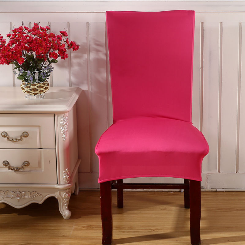Dining Room Wedding Banquet Chair Cover Party Decor Seat Cover Stretch Spandex