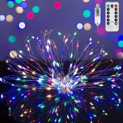 Multicolor Twinkle Lights with 8 Lighting Modes, Fairy Lights with 36FT 100 L…