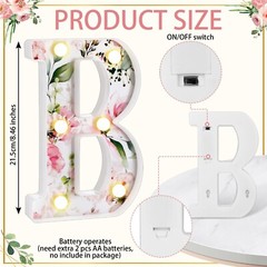 Woodland Greenery Centerpieces Baby Marquee Light up Sign Letters 8.26” Baby…