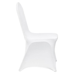 VEVOR 100PCS White Stretch Spandex Folding Chair Covers for Wedding Party Dining