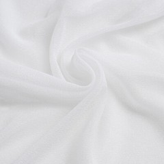 High-Quality White Chiffon Ceiling Drapes, 6 Panels (5*30 Feet Each), Perfect