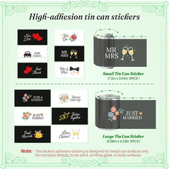 37 Pcs Wedding Car Decorations Just Married Bows Signs Garlands Balloons Kit Set