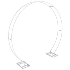 Extra Large Round Wedding Arch Elegant Photo Backdrop Stand Metal Garden Trellis