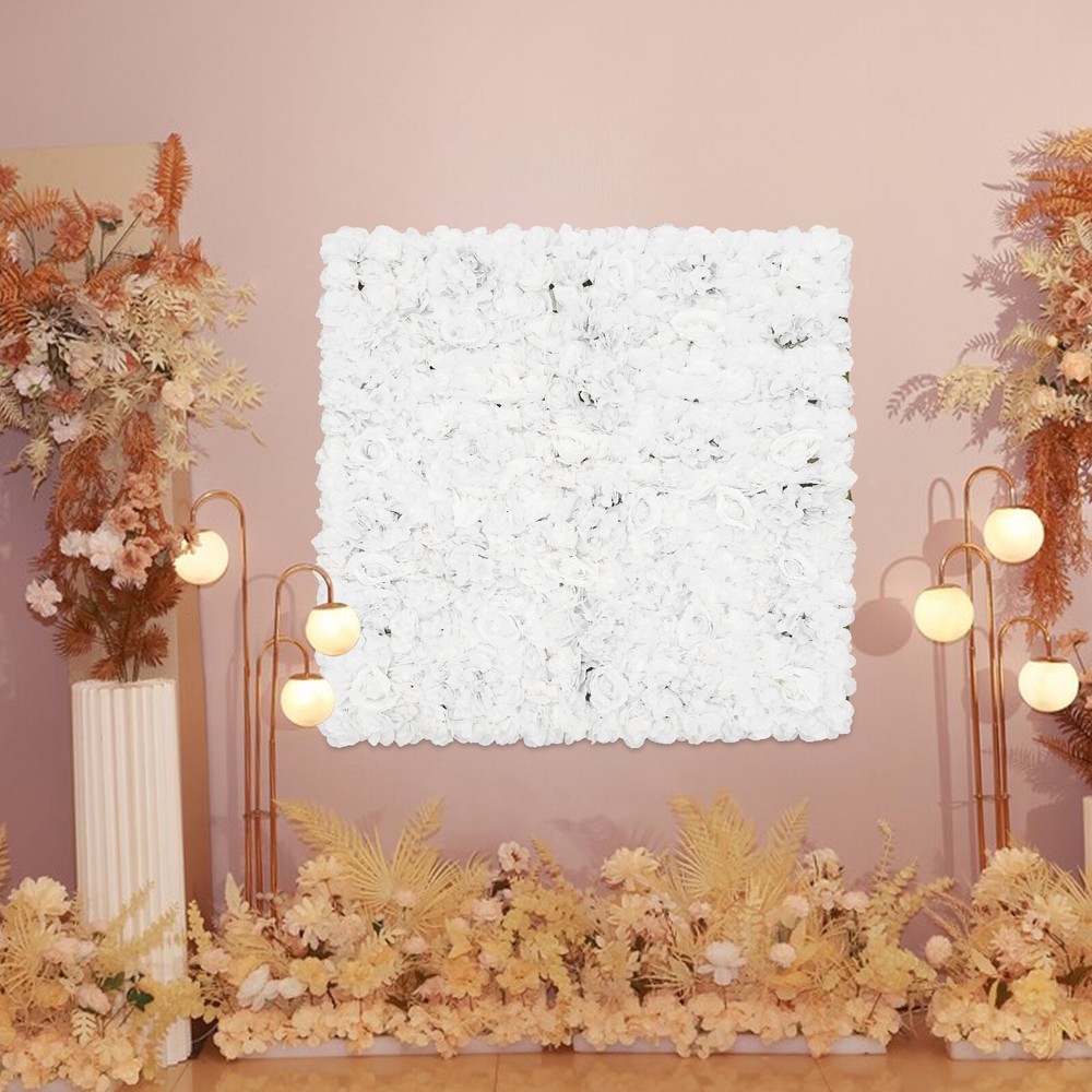 Artificial Flower DIY Wall Panel Wall Mat Silk Floral Wedding Party Background
