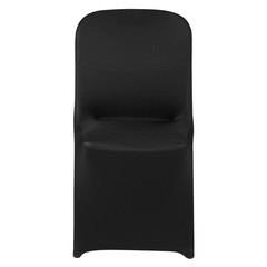 VEVOR 30PCS Black Stretch Spandex Folding Chair Covers for Wedding Party Dining