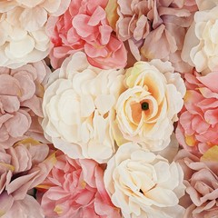 12pcs Artificial Flower Wall Panel Artificial Flower Wall Backdrop 11.81*11.81in
