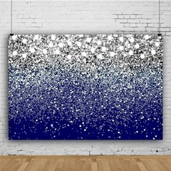 7x5ft Royal Blue Backdrop for Party Graduation Photo Backdrop 7X5FT Silver