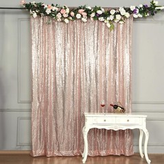 8 feet x 8 feet Sequin Backdrop Curtain Photo Booth Background Party Decorations