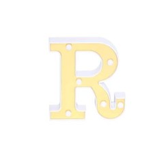 6″ tall GOLD R LED Lighted Marquee Letters Sign Party Wedding Events Decorations