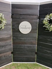 New Rustic Farmhouse Wood 3 Panel Backdrop Decor Display Wall- Weddings, Events