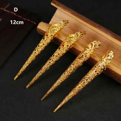 Traditional Chinese Long Nails Qing Dynasty Palace Dance Performance Prop Decor
